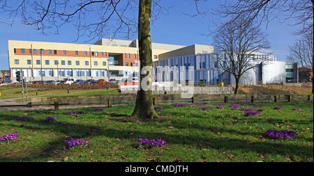 Former University Hospital of North Staffordshire since renamed in November 2014 The Royal Stoke University Hospital Stoke on Trent North Staffs Staffordshire England UK Stock Photo