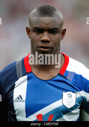 MICAH RICHARDS GREAT BRITAIN OLD TRAFFORD MANCHESTER ENGLAND 26 July 2012 Stock Photo