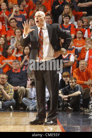 Jan. 22, 2012 - Charlottesville, Virginia, UNITED STATES - Virginia Tech head coach Seth Greenberg during the game against Virginia Saturday Jan. 21, 2012 in Charlottesville, Va. Virginia Tech defeated Virginia 47-45. (Credit Image: © Andrew Shurtleff/ZUMAPRESS.com) Stock Photo