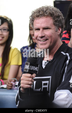 July 30, 2012 - Toronto, Ontario, Canada - Actor WILL FERRELL promoted new movie ''The Campain'' at New.Music.Live studio in Toronto (Credit Image: © Igor Vidyashev/ZUMAPRESS.com) Stock Photo