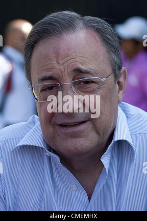 July 30, 2012 - Los Angeles, California, USA - Real Madrid president Florentino Perez at the UCLA campus in Los Angeles, California, Monday, 30 July 2012. Real Madrid arrived to face the LA Galaxy in a friendly game this week. (Credit Image: © Javier Rojas/Prensa Internacional/ZUMAPRESS.com) Stock Photo