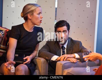 July 30, 2012 - San Francisco, California, U.S. - Actor JASON SCHWARTZMAN and his wife BRADY CUNNINGHAM attend the LexusAttracts Event for the premiere of the new Lexus LS flagship luxury sedan at City View. (Credit Image: © Mark Avery/ZUMAPRESS.com) Stock Photo