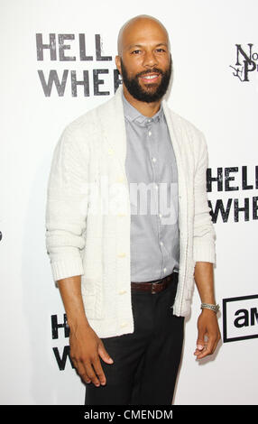 July 30, 2012 - Los Angeles, California, U.S. - Common   attends  ''Hell On Wheels'' Season 2 Premiere on 30th July 2012  at  The Paley Center for Media,Los Angeles.CA,USA.(Credit Image: Â© TLeopold/Globe Photos/ZUMAPRESS.com) Stock Photo