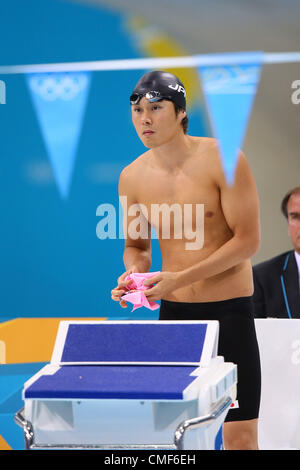 Kazuki Watanabe (JPN), AUGUST 1, 2012 - Swimming : Men's 200m Backstroke Semi-final at Olympic Park - Aquatics Centre during the London 2012 Olympic Games in London, UK. (Photo by YUTAKA/AFLO SPORT) Stock Photo