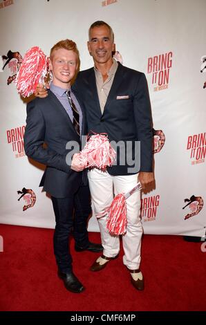 Ricky Schroeder and Jerry Mitchell Broadway opening night of 'Bring It ...