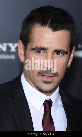 COLIN FARRELL TOTAL RECALL. PREMIERE HOLLYWOOD LOS ANGELES CALIFORNIA USA 01 August 2012 Stock Photo