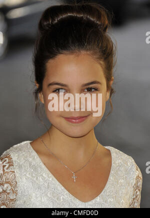 Aug. 2, 2012 - Los Angeles, California, U.S. - Bailee Madison Attending the Hallmark Channel and Hallmark Movie Channel TCA held at the Beverly Hilton Hotel in Beverly Hills, California on August 2, 2012. 2012(Credit Image: Â© D. Long/Globe Photos/ZUMAPRESS.com) Stock Photo