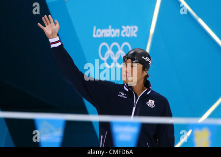 Kazuki Watanabe (JPN),  AUGUST 2, 2012 - Swimming :  Men's 200m Backstroke Final  at Olympic Park - Aquatics Centre  during the London 2012 Olympic Games in London, UK.  (Photo by YUTAKA/AFLO SPORT) [1040] Stock Photo