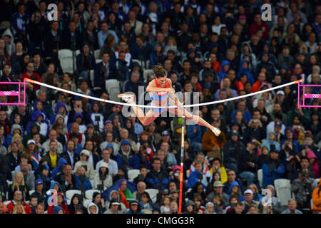 6th Aug 2012. LONDON, ENGLAND - AUGUST 6,  during the evening session of athletics at the Olympic Stadium  on August 6, 2012 in London, England Photo by Roger Sedres / Gallo Images Stock Photo