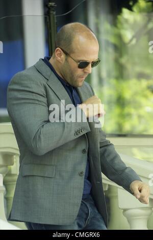 Aug. 8, 2012 - Madrid, Spain - British Actor Jason Statham attends the photocall of 'The Expendables 2' at Ritz Hotel in Madrid (Credit Image: © Jack Abuin/ZUMAPRESS.com). Credit:  ZUMA Press, Inc. / Alamy Live News Stock Photo