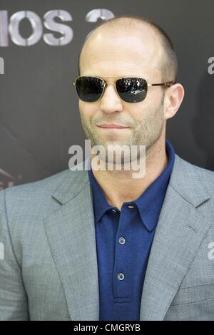 Aug. 8, 2012 - Madrid, Spain - British Actor Jason Statham attends the photocall of 'The Expendables 2' at Ritz Hotel in Madrid (Credit Image: © Jack Abuin/ZUMAPRESS.com). Credit:  ZUMA Press, Inc. / Alamy Live News Stock Photo