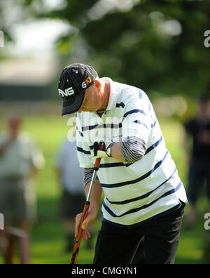 08.08.2012. Coventry, England.  Jasper Carrot pictured at  second day of the Farmfoods British Par Three competition being held at Nailcote Hall, Coventry. Stock Photo