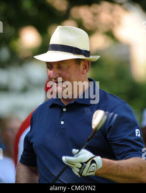 08.08.2012. Coventry, England.  Brian Barnes pictured at  second day of the Farmfoods British Par Three competition being held at Nailcote Hall, Coventry. Stock Photo