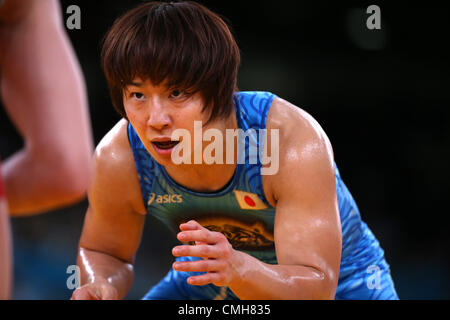 Kyoko Hamaguchi (JPN),  AUGUST 9, 2012 - Wrestling :  Women's 72kg Freestyle  at ExCeL  during the London 2012 Olympic Games in London, UK.  (Photo by Koji Aoki/AFLO SPORT) [0008] Stock Photo