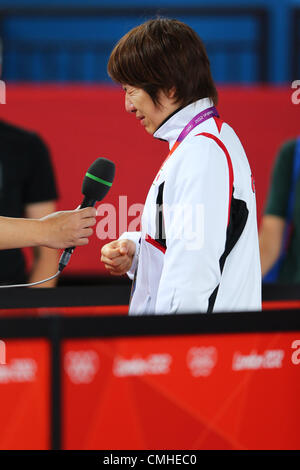 Kyoko Hamaguchi (JPN),  AUGUST 9, 2012 - Wrestling :  Women's 72kg Freestyle  at ExCeL  during the London 2012 Olympic Games in London, UK.  (Photo by Daiju Kitamura/AFLO SPORT) [1045] Stock Photo