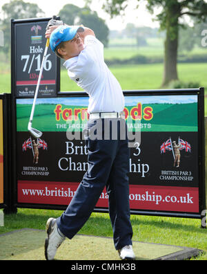 11.08.2012. Coventry, England.  Tom Charley pictured at the Farmfoods British Par Three competition being held at Nailcote Hall, Coventry. Stock Photo