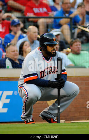 Detroit Tigers Prince Fielder in a game against the Minnesota Twins on  Thursday, July 4, 2012, in Detroit MI. at Comerica Park.(AP Photo/Tom  DiPace Stock Photo - Alamy