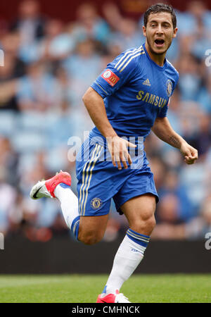 EDEN HAZARD CHELSEA FC VILLA PARK BIRMINGHAM ENGLAND 12 August 2012 Stock Photo