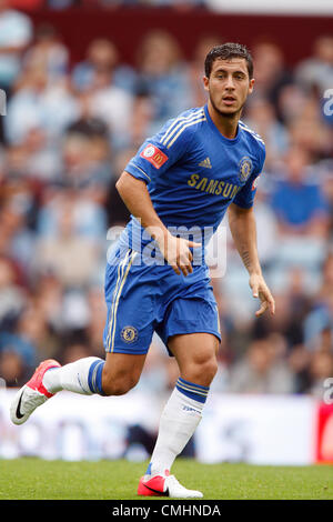 EDEN HAZARD CHELSEA FC VILLA PARK BIRMINGHAM ENGLAND 12 August 2012 Stock Photo