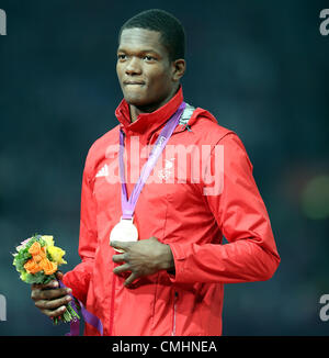 KESHON WALCOTT TRINIDAD & TOBAGO LONDON 2012 OLYMPIC GAMES, JAVELIN FINAL Stock Photo