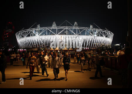 THE OLYMPIC STADIUM LONDON 2012 OLYMPIC GAMES Stock Photo