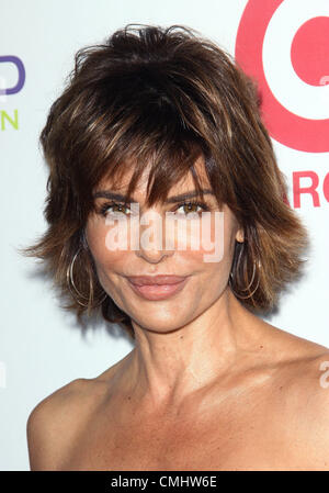 Aug. 12, 2012 - Los Angeles, California, U.S. - Lisa Rinna   attends  The HollyRod Foundations My Brother Charlie Family Fun Festival  on 12th August 2012 at Culver Studios ,Culver City.CA,USA.(Credit Image: Â© TLeopold/Globe Photos/ZUMAPRESS.com) Stock Photo