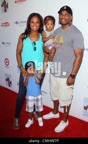 Aug. 12, 2012 - Los Angeles, California, U.S. - Laila Ali  attends  The HollyRod Foundations My Brother Charlie Family Fun Festival  on 12th August 2012 at Culver Studios ,Culver City.CA,USA.(Credit Image: Â© TLeopold/Globe Photos/ZUMAPRESS.com) Stock Photo