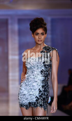 12th August, 2012, New Delhi, India - Manav Gangwani creation at the Delhi Couture Week, 2012 Stock Photo