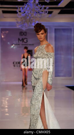 12th August, 2012, New Delhi, India - Manav Gangwani creation at the Delhi Couture Week, 2012 Stock Photo