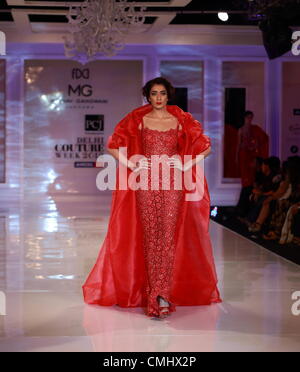 12th August, 2012, New Delhi, India - Manav Gangwani creation at the Delhi Couture Week, 2012 Stock Photo