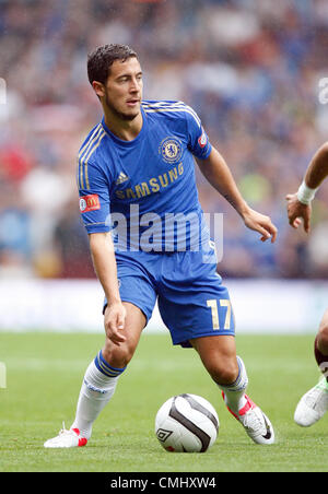 EDEN HAZARD CHELSEA FC VILLA PARK BIRMINGHAM ENGLAND 12 August 2012 Stock Photo