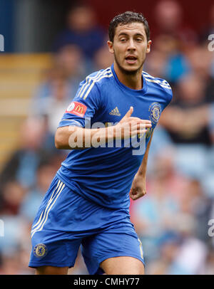 EDEN HAZARD CHELSEA FC VILLA PARK BIRMINGHAM ENGLAND 12 August 2012 Stock Photo