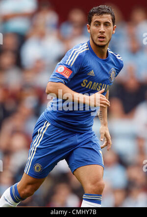 EDEN HAZARD CHELSEA FC VILLA PARK BIRMINGHAM ENGLAND 12 August 2012 Stock Photo