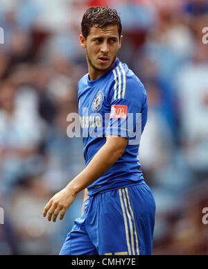 EDEN HAZARD CHELSEA FC VILLA PARK BIRMINGHAM ENGLAND 12 August 2012 Stock Photo