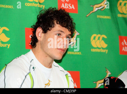 14th Aug 2012. CAPE TOWN, SOUTH AFRICA - AUGUST 14, Marcell Coetzee during the South African national rugby team press conference at Southern Sun, Cullinan Hotel on August 14, 2012 in Cape Town, South Africa Photo by Grant Pitcher / Gallo Images Stock Photo