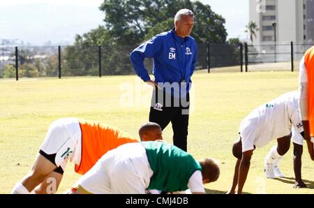 PIETERMARITZBURG, SOUTH AFRICA - AUGUST 14,Ernst Middendorp during the Maritzburg United media open day at Harry Gwala Stadium on August 14, 2012 in Pietermaritzburg, South Africa Photo by Anesh Debiky / Gallo Images Stock Photo