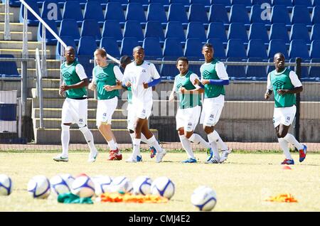 PIETERMARITZBURG, SOUTH AFRICA - AUGUST 14,General views during the Maritzburg United media open day at Harry Gwala Stadium on August 14, 2012 in Pietermaritzburg, South Africa Photo by Anesh Debiky / Gallo Images Stock Photo