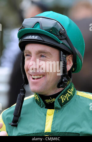 MICHAEL O'CONNELL JOCKEY BEVERLEY RACECOURSE BEVERLEY ENGLAND 15 August 2012 Stock Photo