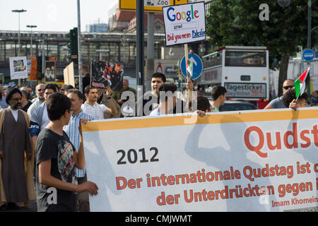 Al-Quds Day. Demonstrations against Israel, and its control of Jerusalem Stock Photo