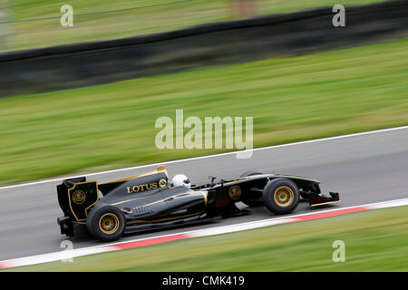 19.08.2012. Brands Hatch, Kent, England.  The Lotus T125 is demonstrated at the Lotus Festival hosted by Brands Hatch in Kent Stock Photo