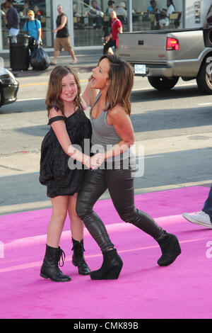 Aug. 21, 2012 - Los Angeles, California, U.S. - Jennifer Grey; Stella Gregg  attend  25th Anniversary Of Lionsgate's ''Dirty Dancing'' 21st August 2012 held at The Grauman's Chinese Theatre,Hollywood.CA.USA.(Credit Image: Â© TLeopold/Globe Photos/ZUMAPRESS.com) Stock Photo
