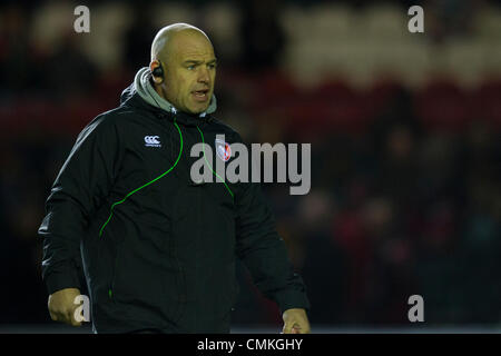 Leicester, UK. 2nd November 2013. Leicester Tigers Director of Rugby Richard Cockerill before the Aviva Premiership match between Leicester Tigers and Harlequins played at Welford Road, Leicester on Saturday 2 November 2013. Credit: Graham Wilson / Pipeline Images/ Alamy Live News