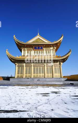 Golden Summit Temple, Emei Shan, China Stock Photo