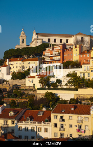 Alfama district Lisbon Portugal Europe Stock Photo