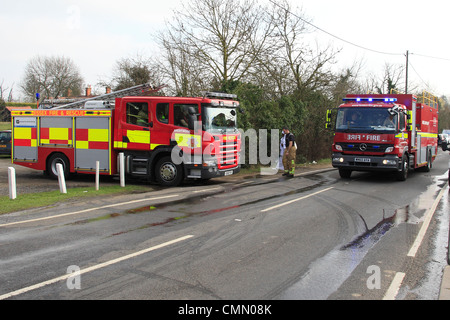 London Fire Brigade new Hose Layer Unit Stock Photo - Alamy