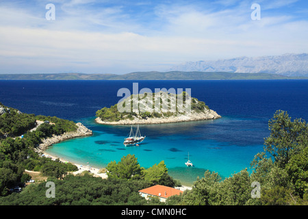 Divna bay, Peljesac peninsula, Croatia Stock Photo