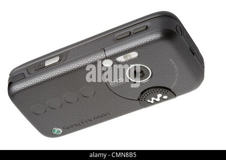 Back of Sony Ericsson mobile phone showing camera Stock Photo