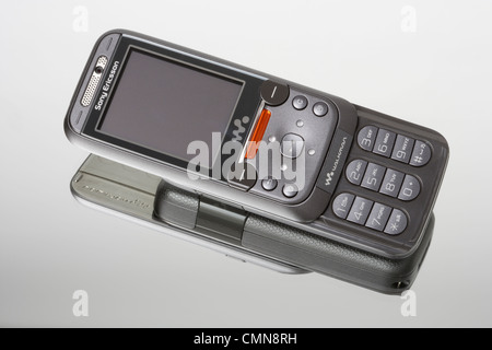 Sony Ericsson mobile telephone cellphone. Music player Stock Photo