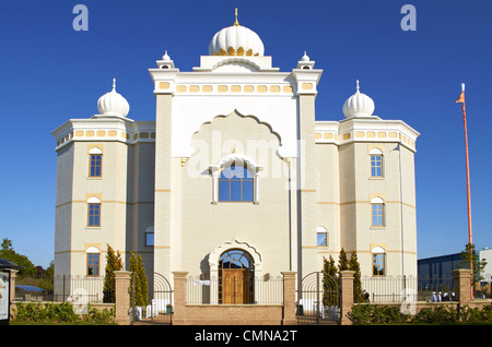 Gurdwara Sahib Sikh Temple, Leamington Spa, Warwickshire, UK Stock Photo