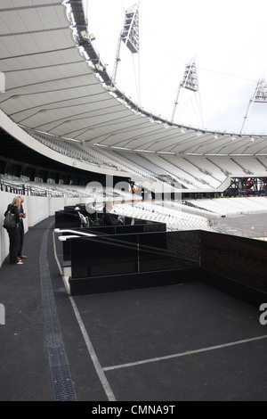 The London Olympic Stadium will be the centrepiece of the 2012 Summer Olympics and Paralympics. Stock Photo